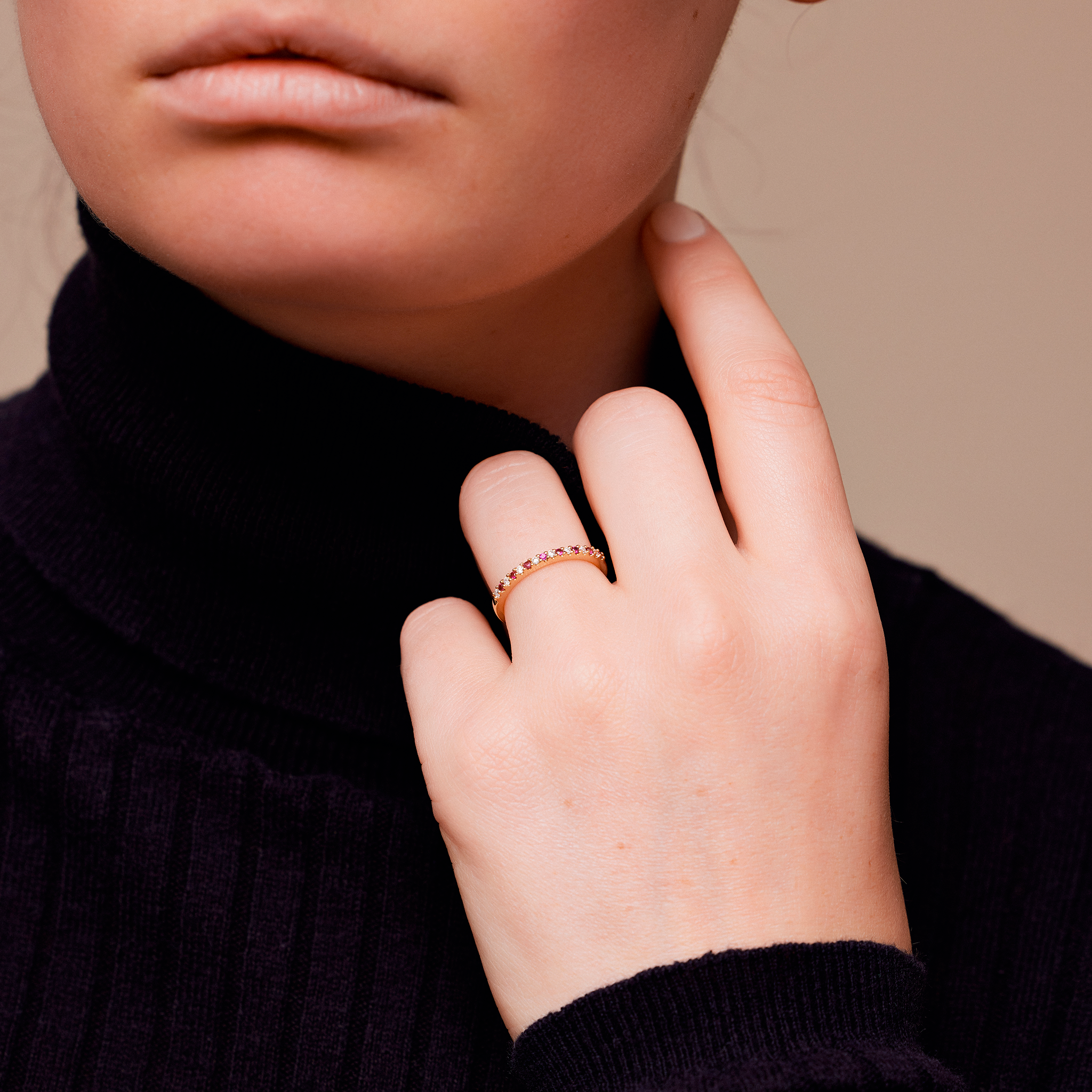 Red Eclipse Ring